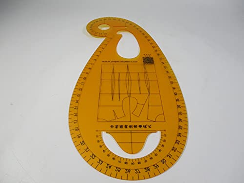 1PCS Garment Pattern-Making Curve Ruler and Curved line Garment Structure Design 13.3 * 29.2CM4
