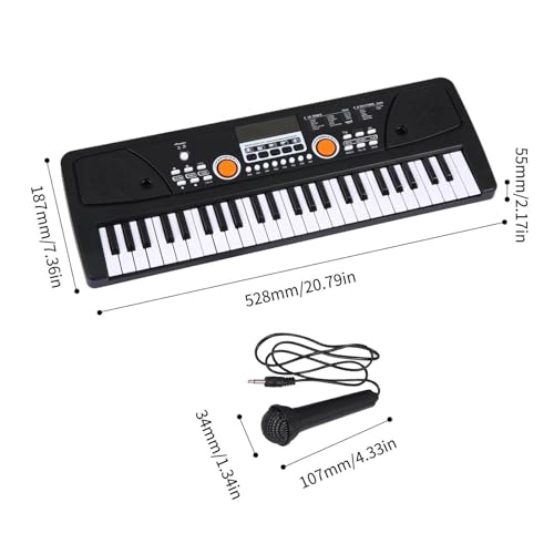 Électronique clavier Piano Piano Électrique À Orgue Électronique USB, 49 Touches, Avec Microphone, Musique Numérique Noire, Clavier Électronique Stéréo Intégré - Les Beatles, Paul McCartney, John Lennon, RIngo Starr, George Harrison Électronique clavier Piano Piano Électrique À Orgue Électronique USB, 49 Touches, Avec Microphone, Musique Numérique Noire, Clavier Électronique Stéréo Intégré – Image 5