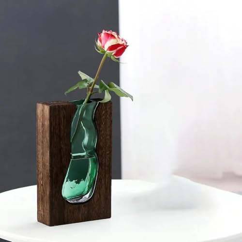 Vase hydroponique champêtre pour table basse de salon - 3