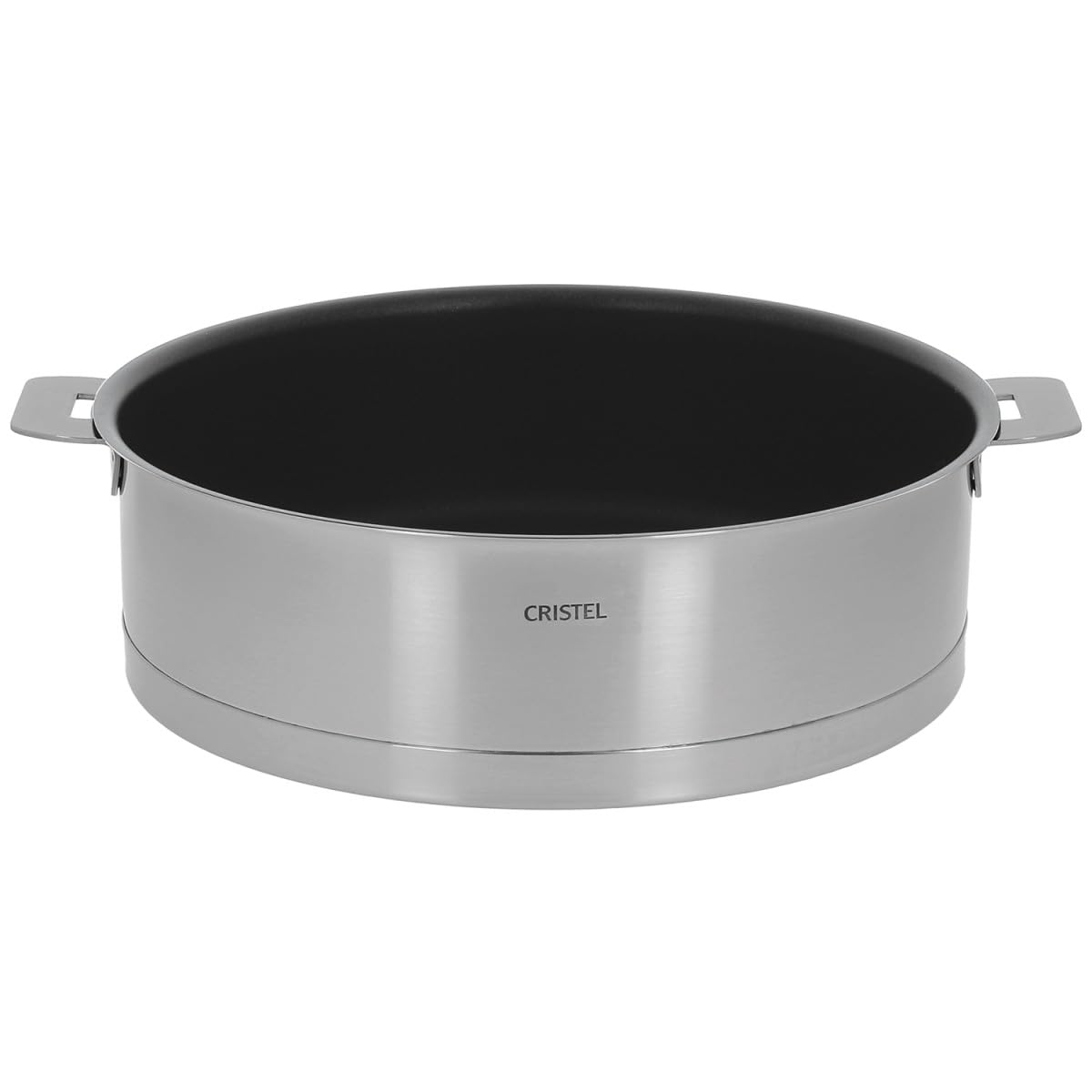 Cristel S24QLE, sauteuse inox 24cm, anti-adhérent Exceliss+, collection Strate