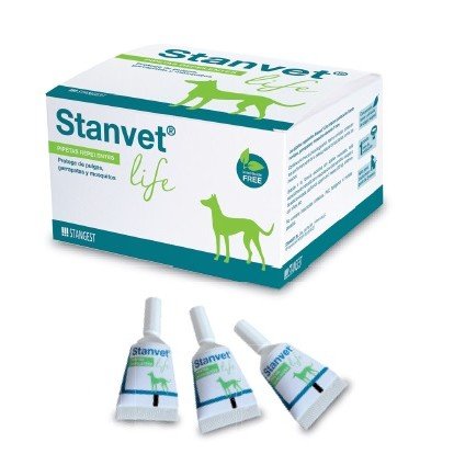 stanvet Expositor 12Uds Perro Y Gato Life 12 PIPETAS, Plástico, No Aplica