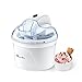 Máquina para hacer helados, KECOOLKE Máquina para hacer helados eléctrica casera de servicio suave 1.5L Yogur helado, sorbete, helado