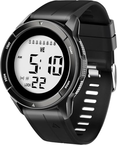 TICCI Unisex Vibrating Alarm Watch for Seniors