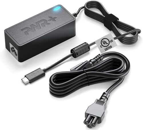 USB-C Laptop Charger for LG Gram 14 15 16 17 Pro 2-in-1 - Extra Long Power Cord (UL Safety Certified)