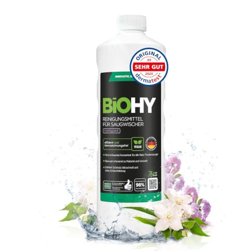 BiOHY Reinigungsmittel für Saugwischer mit Frühlingsduft (1l Flasche) – Ansicht 1