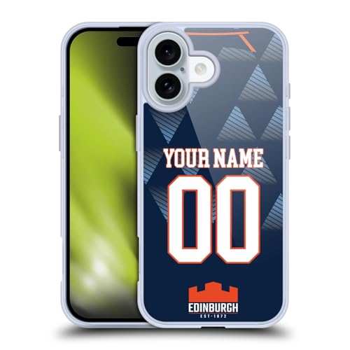 Coque iPhone 16 Edinburgh Rugby personnalisable en gel protection Head Case Designs