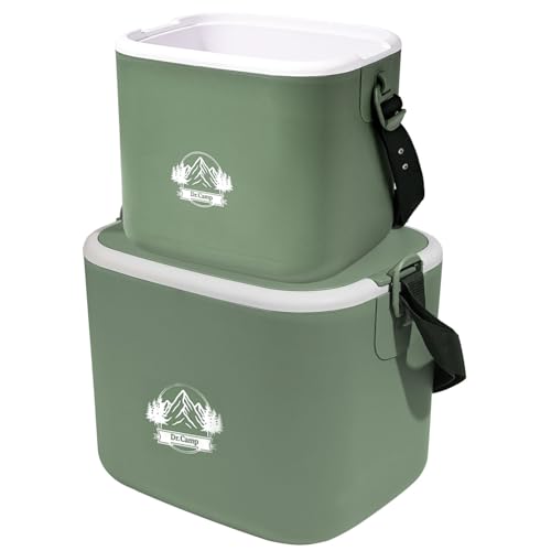 Dr Camp 15qt Insulated Cooler Box for Ice Beverage Food