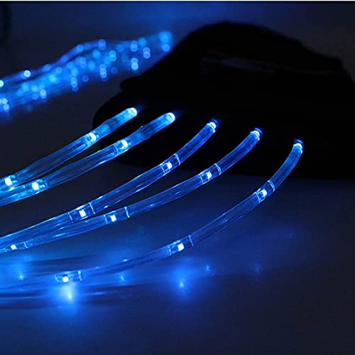 CZP New 100CM Horse Tail USB Lights Chargeable LED Crupper Harness Equestrian Outdoor Sport Tail Lights Equipment (100cm Blue)