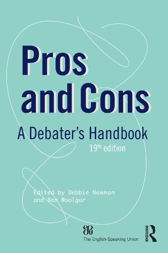 Pros and Cons: A Debaters Handbook      19th Edition, Kindle Edition