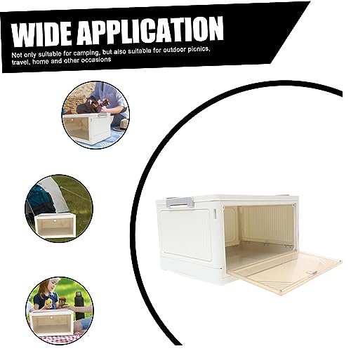 Bac de rangement pliable pour camping multifonctionnel et empilable - 6