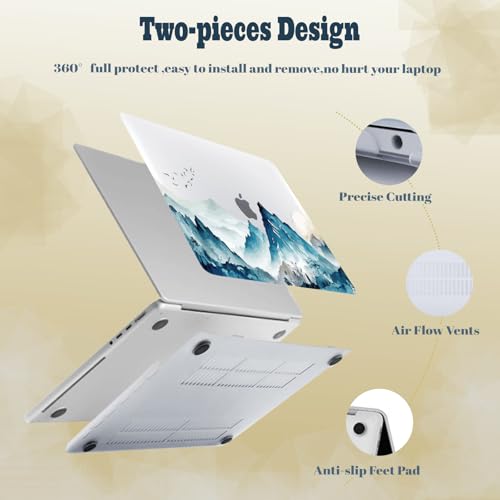 Carcasa MacBook Air 15 M4 A3241 protector pantalla Retina teclado bolsa 4