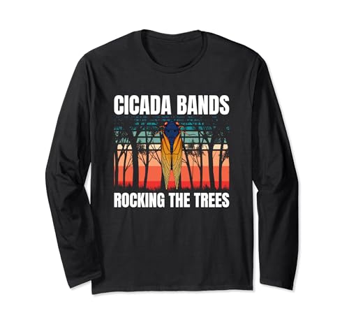Entomology Lover Cicada Brood XII XIX Cicada Fest 2024 Long Sleeve T-Shirt
