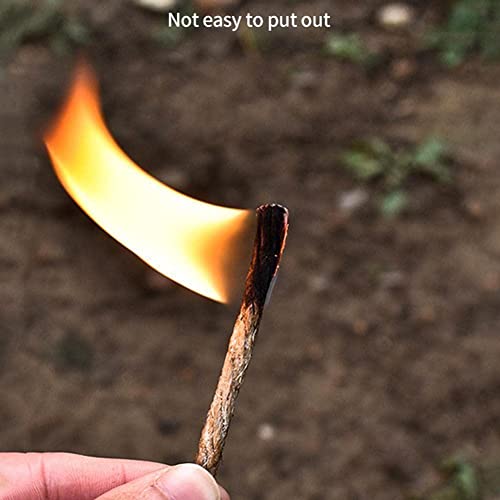 Shaperme 3 Pcs Wick Tinder Tube Survival Tinder Wick Ropes Tinder Tool Tube Wax Fire Infused Starting #TOP6