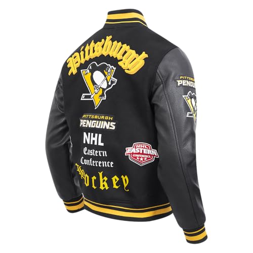 Image of Pro Standard Mens NHL Old English Varsity Jacket