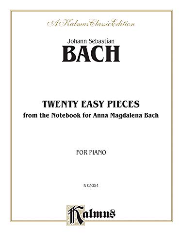 Bach 20 Pcs.Notebook Anna Mag.