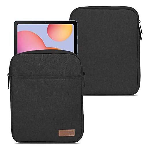 NAUC Fodral fodral kompatibelt med Samsung Galaxy Tab S7 11 tum surfplatta fodral grått svart fodral notebook fodral färg: svart