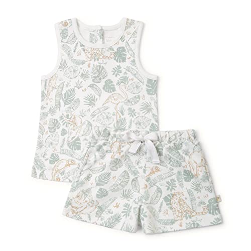 Image of MakeMake Organics GOTS Certified Organic Cotton Infant Unisex Baby Kids Toddler Boys Girls Extra Comfort Organic Tank Tee