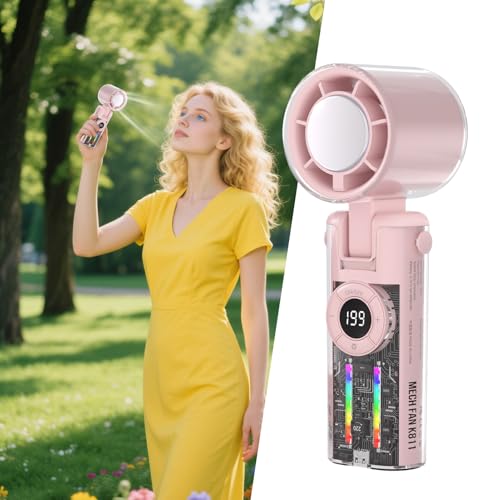 Éventail portable pliable Generico avec lumières pour camping - 4