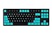DROP + MiTo GMK Pulse Custom Mechanical Keyboard Keycap Set - 163-keys, Doubleshot, Cherry Profile, for 40%, 60%, 65%, TKL, 1800 Layouts, etc. (Base Kit),Turquoise