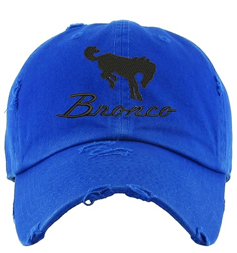 Image of Bronco Dad Hat Vintage Car Lover Embroidered Adjustable Cap