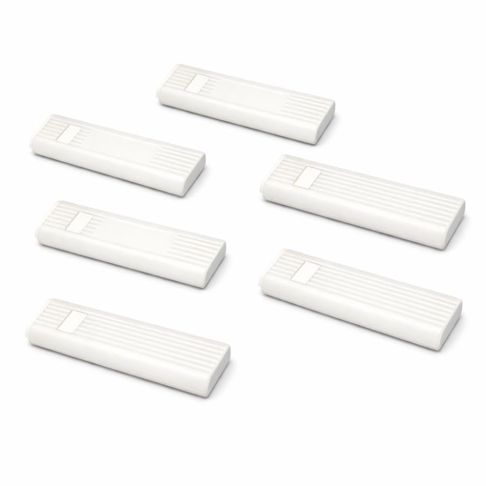 SISI UK Vertical Blind Cord Weight White Blind Cord Tension Weight Replacement Spare for Vertical Blinds Blind Cord Weight Blind Accessories (Pack of 6)