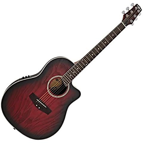 Gear4music Deluxe Roundback Electro Acoustic Guitar Cover