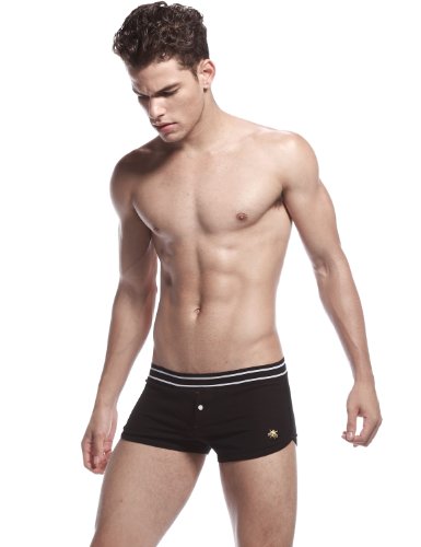 SEOBEAN Mens Low Rise Sexy Trunk Boxer Brief Short Pants Underwear4