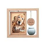 Ensemble commémoratif complet comprenant un cadre rotatif et une urne à cendres pour un hommage complet à la perte d'animaux de compagnie