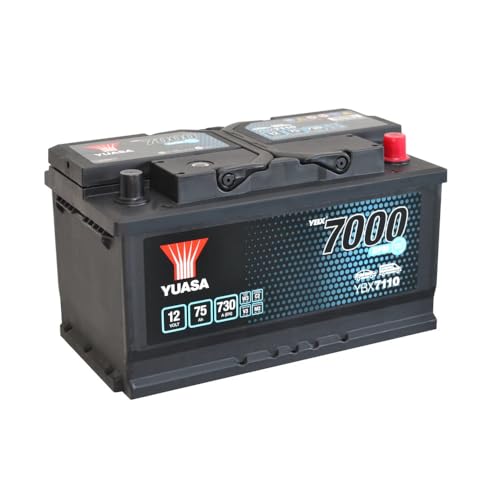 YUASA Batteria YUASA Batteria 75, Ah 730, A/EN YBX7110 L 317mm B 175mm H 175mm Compatibilità con FORD Transit Custom V362 Van FY, FZ FOCUS III C-Max II DXA/CB7, DXA/CEU Kuga Mk2 DM2 S-MAX WA6 KUGA I