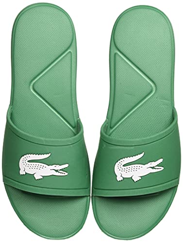 Parte superiore: sintetica Lacoste L.30 Slide 0921 1, Ciabatte, Unisex - Bambini, Grn/Wht, 37 EU