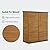 Macrout Outdoor Storage Cabinet with 3 Shelves (4.8 x 2.1 x 6.2 ft), Wood Storage Shed with Roof, Tall Garden Shed with 1 Foldable Table for Yard Patio Lawn, 1815