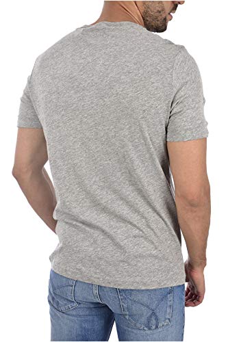 Guess Cn SS 81 Stripes tee Camiseta de Tirantes, Gris (Stone Heather Grey M Shgy), XX-Large para Hombre
