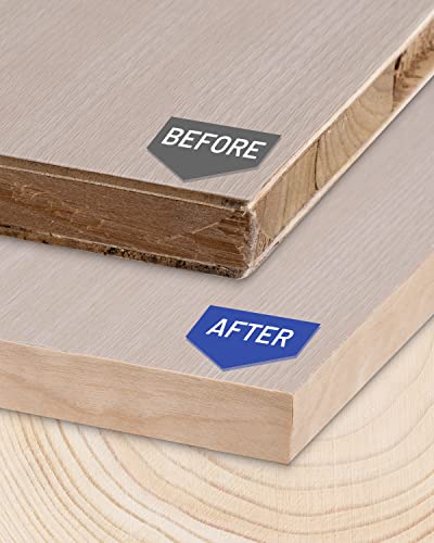 Image of Birch Edge Banding 3 /4 inch x 50 ft Real Wood Veneer Plywood Edge Banding Iron-on Pre-glued Veneer Edging Tape for Cabinet Repairs Furniture Restoration