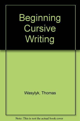 Beginning Cursive Writing