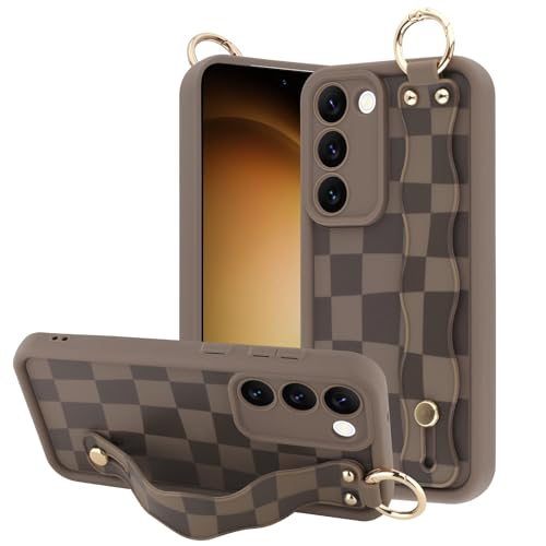 Coque Samsung Galaxy S23 Plus antichoc TPU fine motif damier OOK