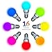 Kobra LED Color Changing Light Bulb with Remote Control - 16 Different Color Choices Smooth, Fade, Flash or Strobe Mode - Smart Remote Lightbulb -RGB & Multi Colored