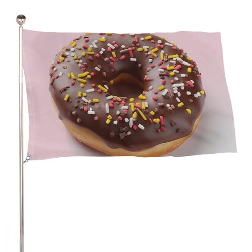 Drapeaux de jardin donut avec œillets métalliques de qualité supérieure