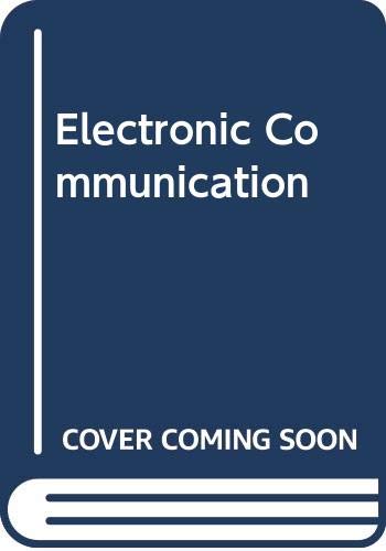 Electronic Communication 0071003428 Book Cover