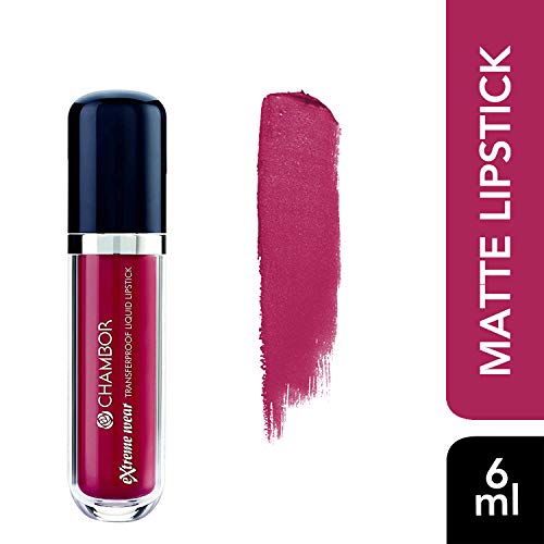 Image of Chambor Extreme Wear Transfer Proof Liquid Lipstick, Desire No.433, 6 ml