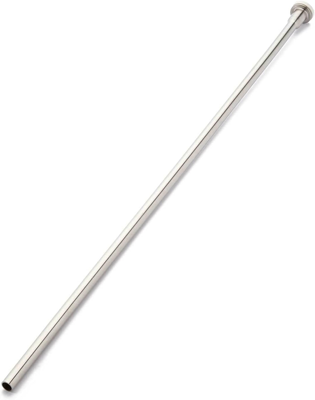 Signature Hardware 932363-12 3/8" OD x 12" Bendable Toilet Supply Tube - Brushed Nickel