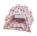  Lit pour Chat Lit pour Chien Tente Pour Animaux De Compagnie Petite Tente Pour Chien De Chat Amovible Et Lavable Lit Pour Animaux De Compagnie Tente Pour Chat Lit De Grotte Avec Coussin Amovible Panie