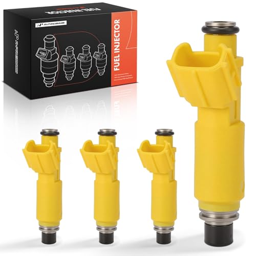 A-Premium Fuel Injectors Compatible with Toyota RAV4 2001 2002 2003, L4 2.0L, Gas, Set of 4, Replace# 2320928050, 232090H010
