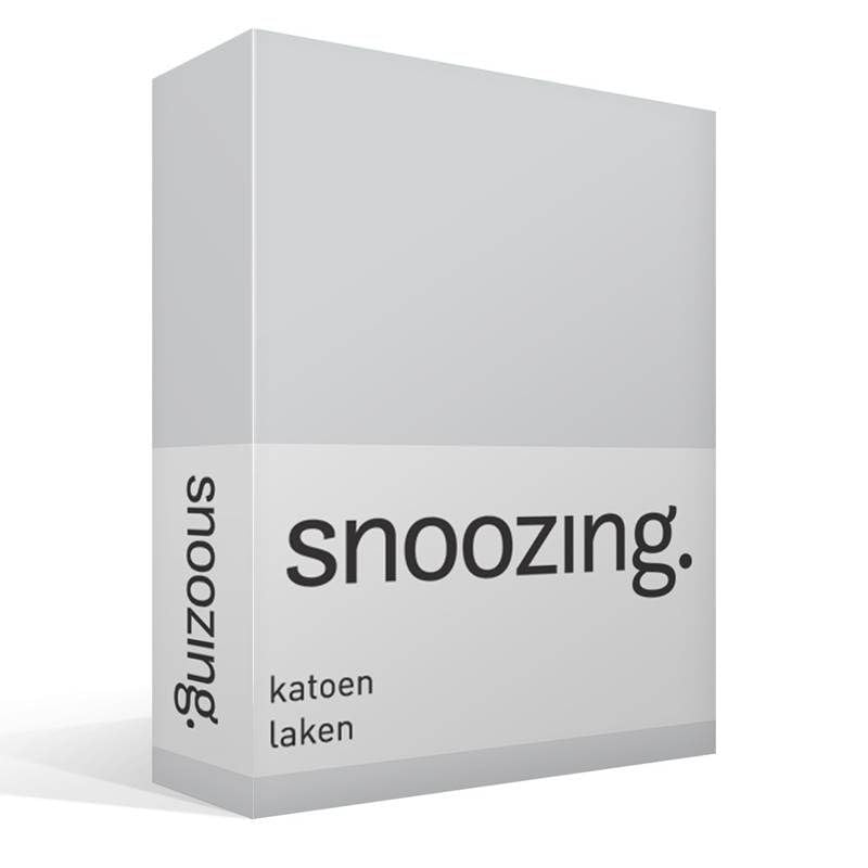Snoozing - Betttuch - Baumwolle - 240x260 cm - Grijs