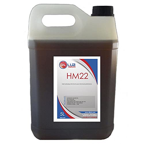 DLLUB - Huile HYDRAULIQUE HM 22-5 litres