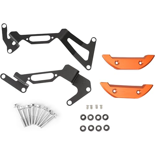 Motorschutz-Schieberabdeckung Ersatz für KTM DUKE390 RC390 für Duke250 RC250 ADV 250 390 - Passend für 2021 2020 2019 2018 2017 (Orange)