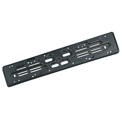 Portatarga Posteriore per Auto, Porta Targa in Plastica, Nero, Fissaggio Rapido, Supporto Targa Auto Standard EU, Universale, Piastra per Targhe Auto, 525x130mm