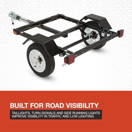 Image of Ultra-Tow 40in. x 48in. Steel Utility Trailer Kit, 1060-Lb. Capacity, 1200-Lb. GVWR