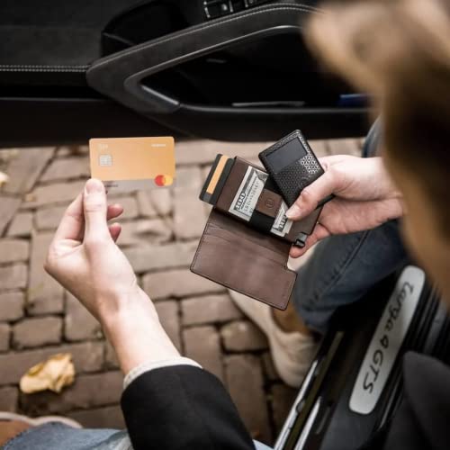 Image of Ekster Parliament - Slim Leather Wallet - RFID Blocking - Quick Card Access (Classic Brown)