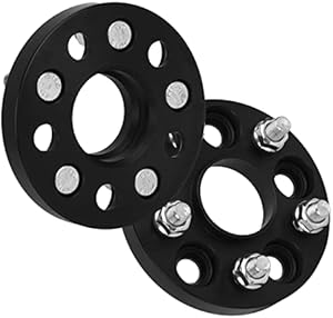 PHILTOP 5x100 Wheel Spacers, 20mm Thickness M12x1.25 Thread Pitch 56.1MM Hub Bore 5 Lug Wheel Adapters Fit for Crosstrek, Outback, Impreza, XV Crosstrek, FR-S, Legacy, Baja, BRZ, 86(2PCS)