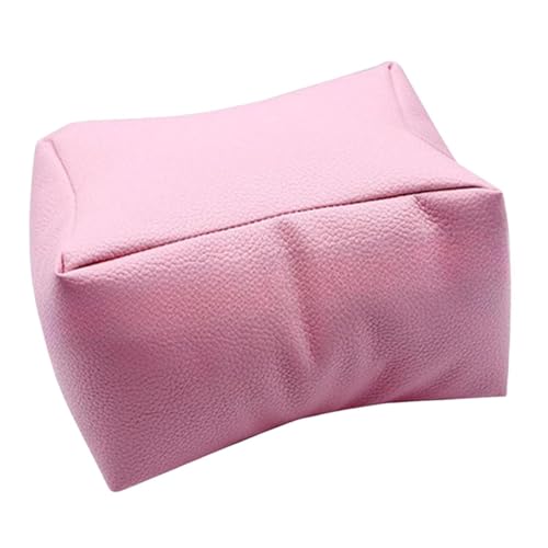 MagiDeal Cojín para Manos en Manicura, Soporte Lavable, Reposabrazos Extraíble para Uñas, Rosa